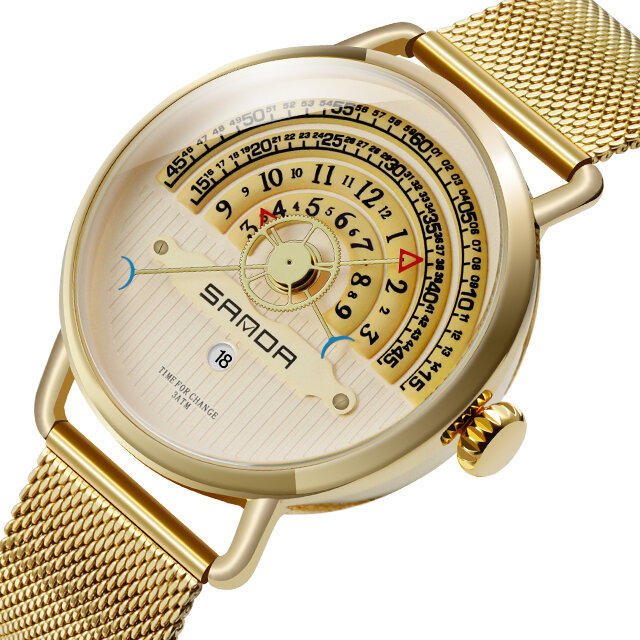 Luxus Männer Uhr Top Marke Kreative Edelstahl Herren Armbanduhren Wasserdicht Quarz Uhren Männer Uhr Relogio Masculino
