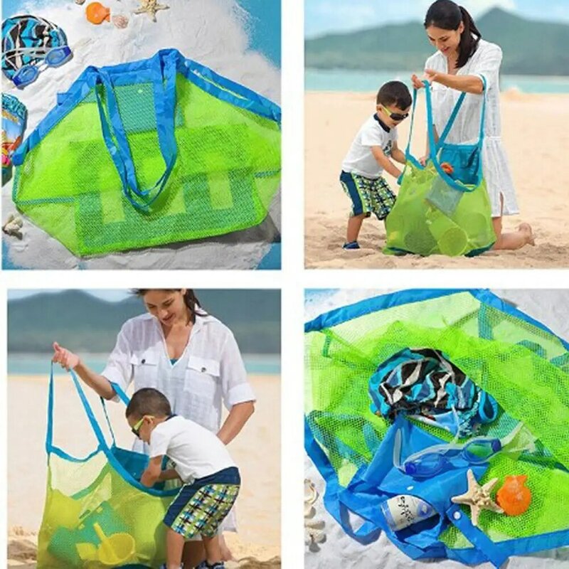 Bolsa De Malla De Juguete De Playa Para Niños Shell Recolect 