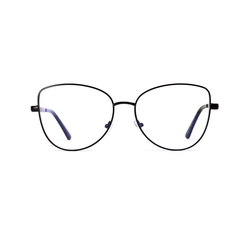 LONSY Retro Cat eye Plain Clear Glasses Frame  Anti Blue Light Lens  Brand Designer Computer Optical Glasses For Female