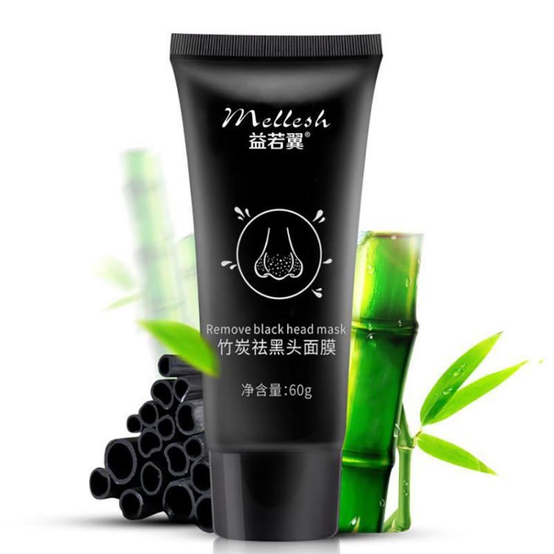 Bamboo Charcoal Mud Peel หน้ากากทำความสะอาดจมูก Blackhead Remover หน้ากากทำความสะอาดลึกสิวหน้ากาก Face Skin Care QBMY