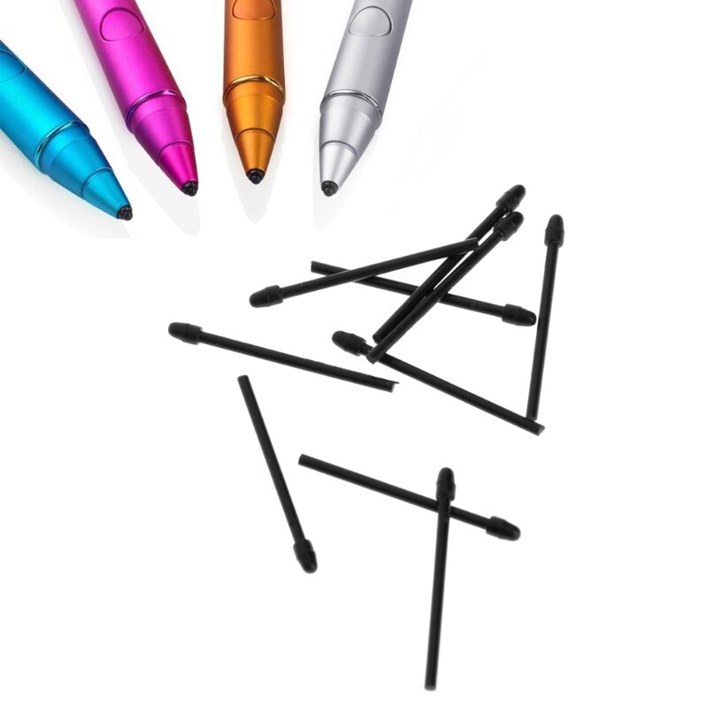 10 pçs gráfico desenho almofada caneta nibs substituição stylus para intuos 860/660 cintiq m3gd