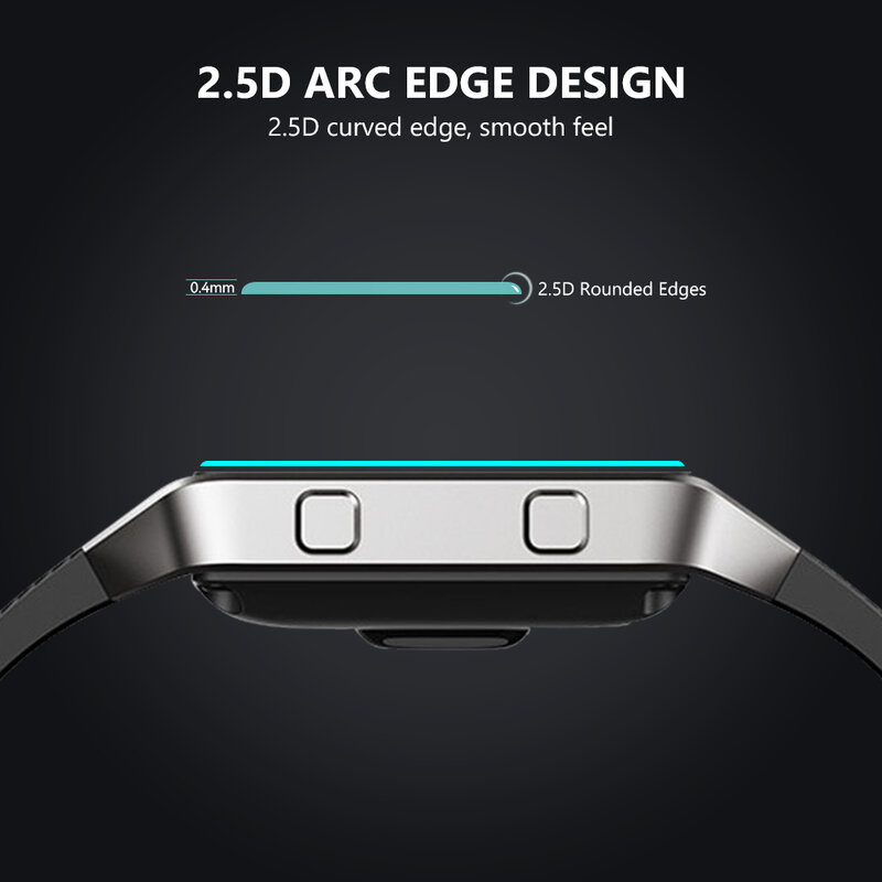 9H ความแข็ง2.5D ป้องกันหน้าจอฟิล์มสำหรับ Fitbit Blaze Smart ติดตั้งง่ายสำหรับฟิล์ม Fitbit Blaze สมาร์ทนาฬิกา