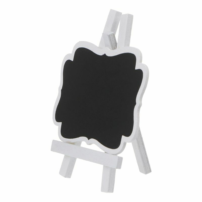 Mini tableau noir en bois, cadre de tableau noir, Message, numéro de Table, décoration de fête de mariage, jardin de maison