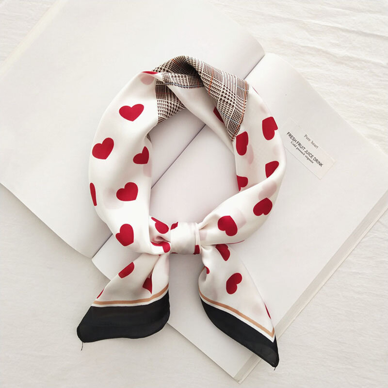 Frühling und Herbst Saison Mode Neue Silk Frauen Schal Stirnband Tasche Griff Dekoration Krawatte Multifunktions zubehör Haar Schmuck