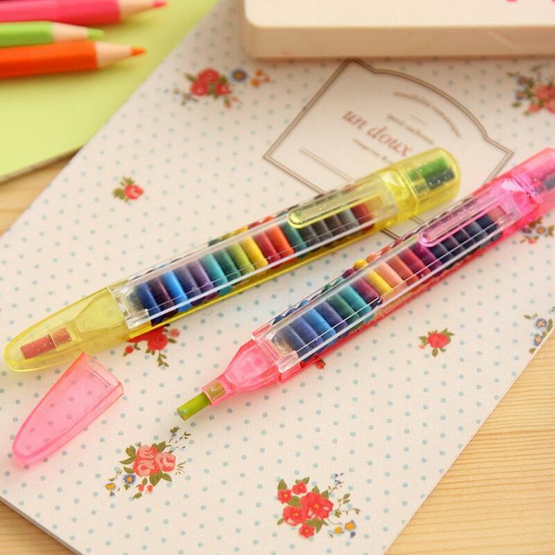 أقلام ألوان مائية بأقلام 20 لون غير سام مجموعة أقلام تلوين للأطفال الطلاب رسم اللوحة اللوازم المدرسية