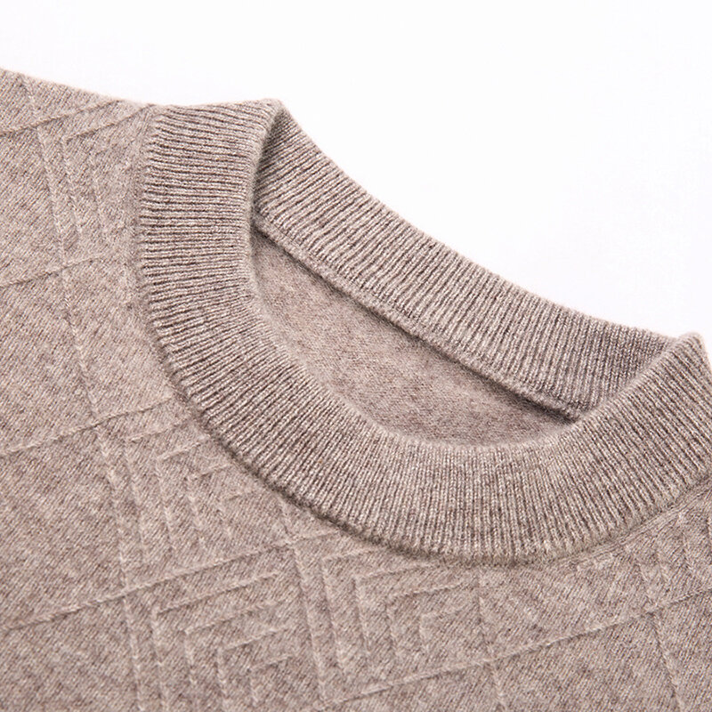 Männer pullover in herbst und winter imitieren reine berg kaschmir pullover, pullover, crewneck und solide rhombischen pullover.