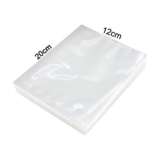 12x20cm-100pcs/lot 질감 콜드 스토리지 진공 인감 포장 기계 유지 식품 신선한 씰링 포장 저장 가방