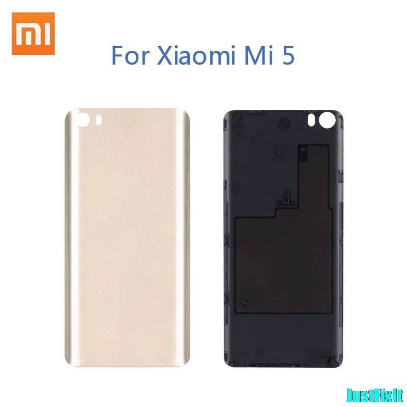 Xiaomi-mi 5 용 오리지널 플라스틱 배터리 백 커버, 후면 배터리 도어, 샤오미 Mi5 Mi 5 M5 용 후면 하우징 커버 교체