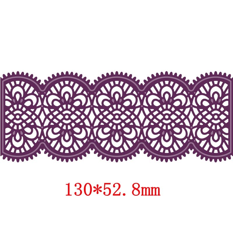 Graceful Nice Lace Border Decoration Metal Steel Cutting Dies For DIY Scrapbooking Paper Cards Decorative Embossing Dies 2019