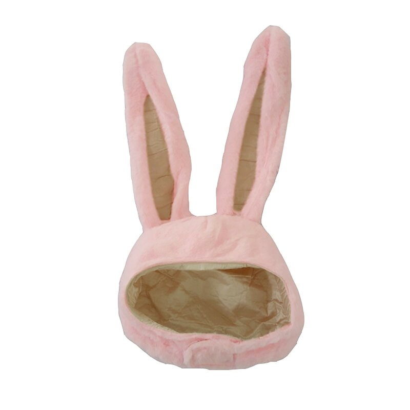 2021 New Fashion Plush Fun Bunny Ear S Hood Women Costume Hats Warm Soft & Cozy Hair Clip Headband Повязка На Голову