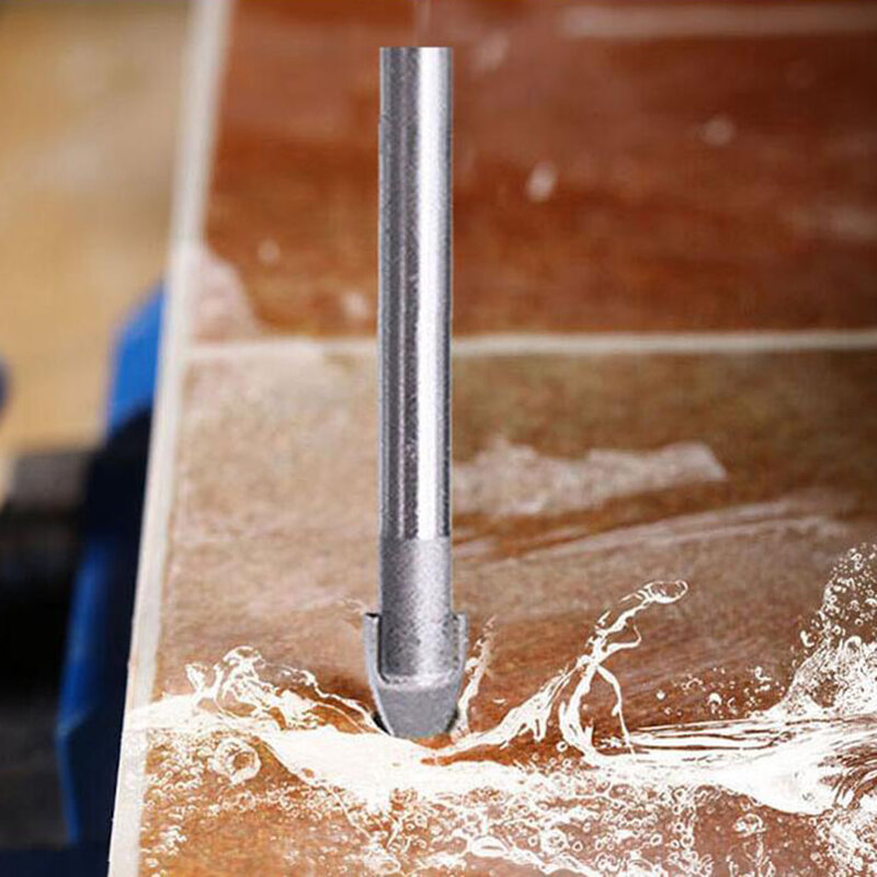 3/4/5/6/8/10/12mm Drill Bit Tile Glass Drill Bit Set Cemented Carbide Tip Drilling Bit for Ceramic Tile Glass Brick Wood