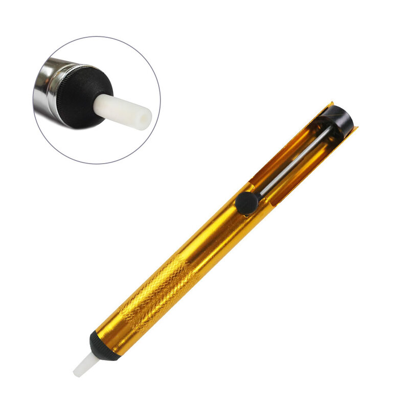 Soldering Pen Exquisite Soldering Tools Aluminum Alloy Sucking Device Vacuum Pens Non-slippery Handle Desoldering Pump