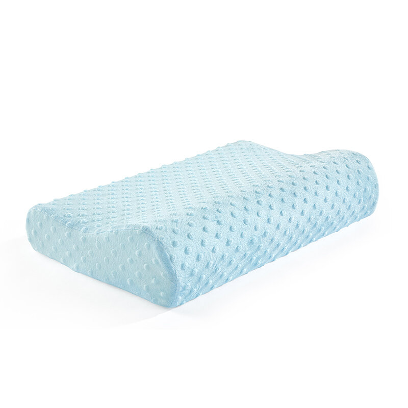 Cuscino in Memory Foam cuscino ortopedico per camera da letto domestica aiuta a dormire cuscino per collo a rimbalzo lento 50*30cm