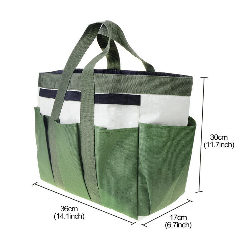 Saim-حقيبة تخزين أدوات الحديقة ، حقيبة حمل خارجية 600D أكسفورد ، منظم أدوات الحديقة ، مجموعات أدوات البستنة ، حقيبة يد