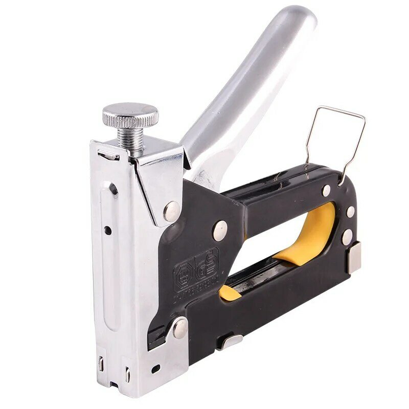 Stapler Furnitur Pistol Staples Kuku Multi Fungsi untuk Kit Pistol Paku Keling Penyangga Pintu Kayu Alat Paku Keling Nietzange