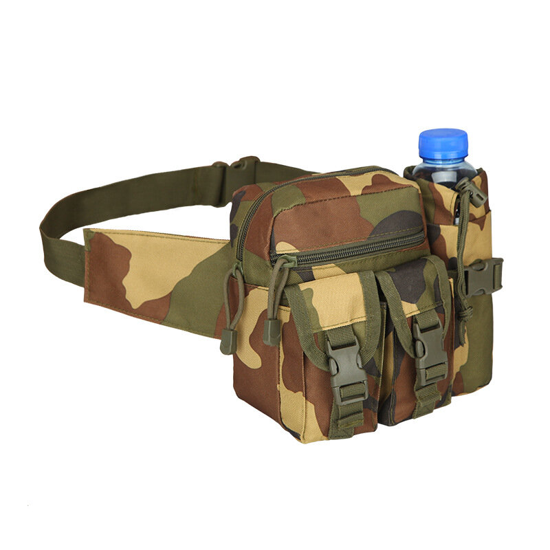 Military Tactical Waist Bag Fanny Pack EDC Water Bottle Pouch Men Waterproof Outdoor Sports Running Hunting Fishing Hiking Bags