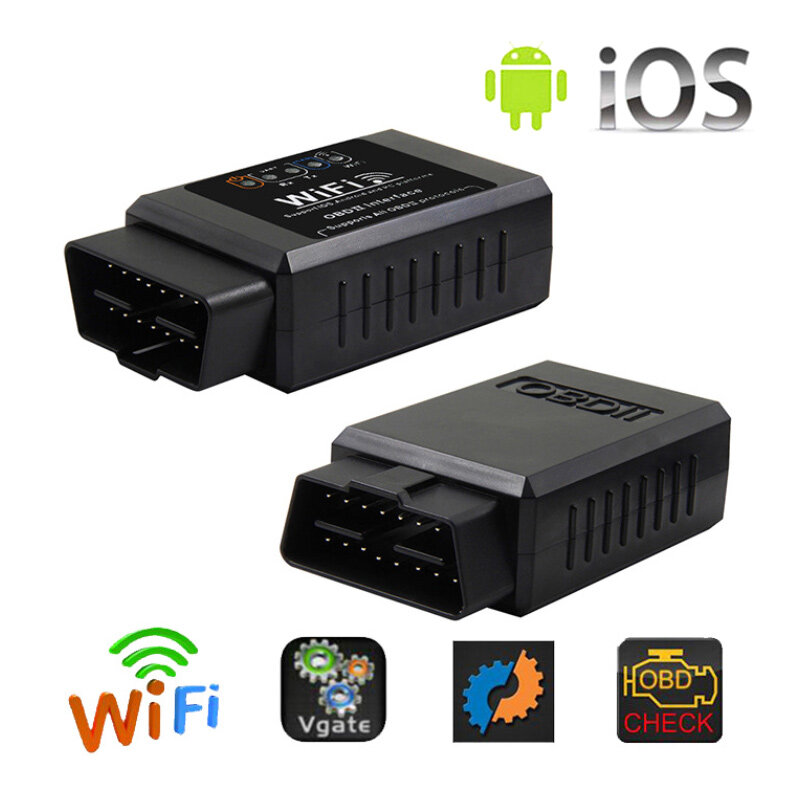 New ELM 327 And Super Mini ELM327 WIFI Scanner V1.5 OBD2 Interface with PIC18F25K80 diagnostic Scan Tool for PC IOS Android