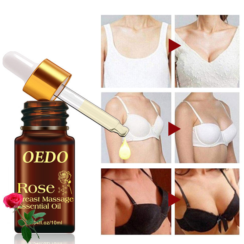 Розовый растительный усилитель груди, массажное масло для увеличения груди, лечение, привлекательное подтягивание груди, увеличитель, укре...