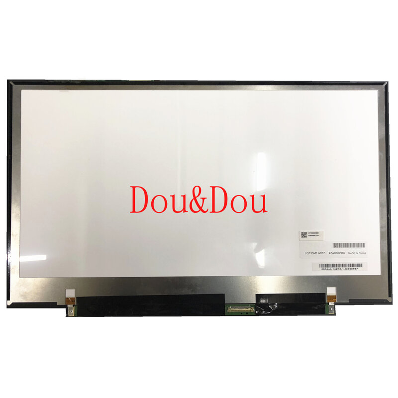 LQ133M1JW07 13.3" FHD Laptop LED LCD Screen 1920*1080 eDP 30pin 72% NTSC Panel Replacement