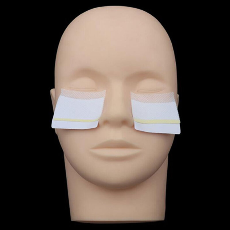 Adesivos de extensão de cílios descartáveis, adesivos para alongamento de cílios para isolamento da pele sob os olhos kit com 40 peças