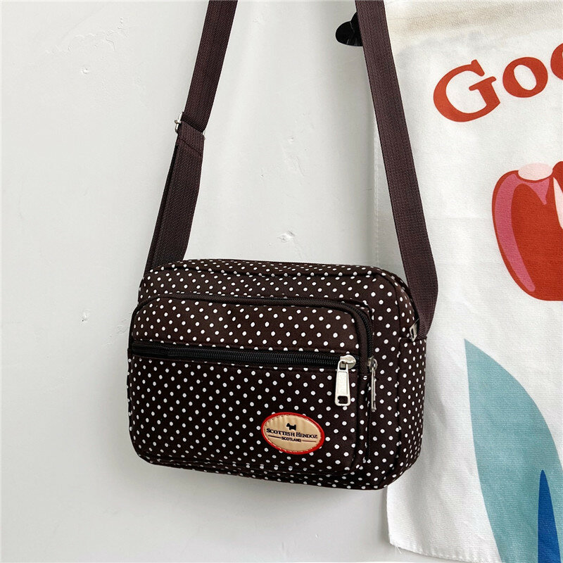 New Style Casual Diagonal Women's Bag Nylon Cloth Shoulder Bag Middle-Aged And Elderly Mobile Phone Coin Purse