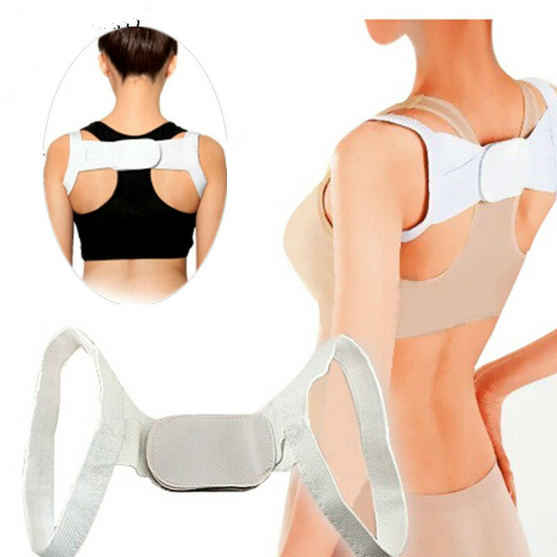 Corretor de postura da coluna feminina, cinta para proteção das costas, ombro, corretor de postura, correção de corcunda, alívio da dor nas costas
