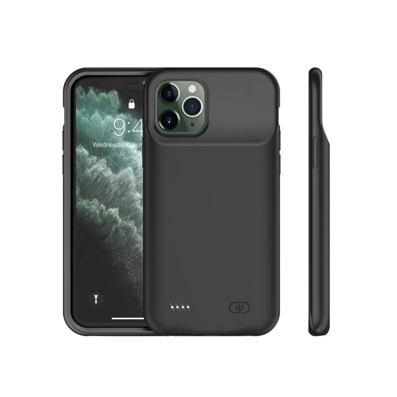 Funda de carga de batería para iPhone, cargador portátil para iPhone 7, 8, 6, 6S Plus, X, XS, 12, 11, 13 Pro Max, Mini