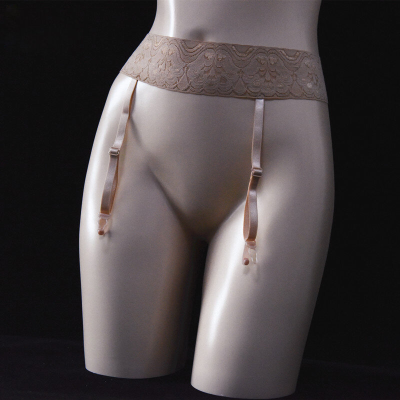 Confira! Lançamento mais quente lingerie feminina renda sexy transparente suspensório gay cinta-liga respirável