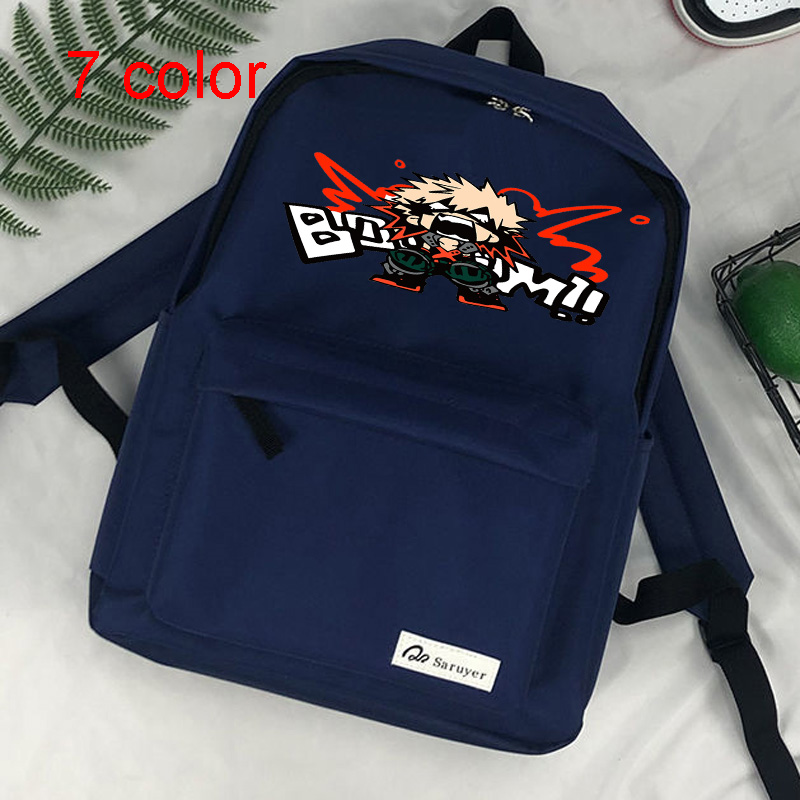 My Hero Academia Boku No Hero Academia, Bakugou bolsas, mochila escolar para ordenador portátil, plecaki mochilas de moda