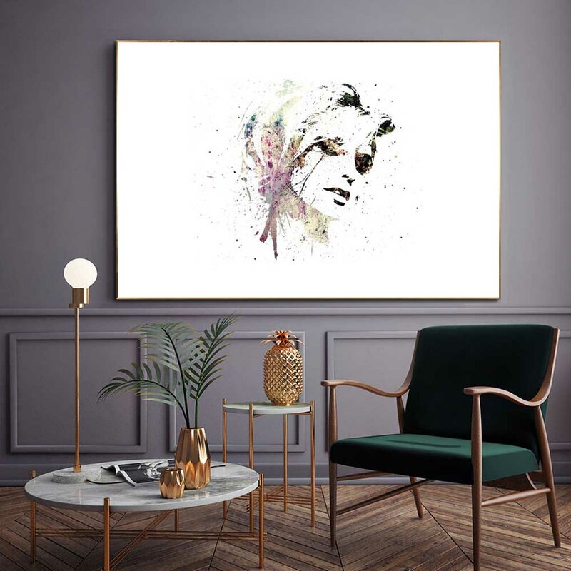 Картина маслом с изображением богини, абстрактная, научная фантастика, холст для гостиной, коридора, офиса, украшения для дома