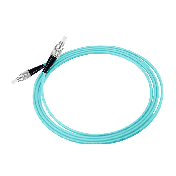 Câble de raccordement pour Fiber optique, 1m, LC SC FC ST UPC, Simplex OM3 Multimode PVC 2.0mm, cordon de raccordement pour Fiber optique Ftth
