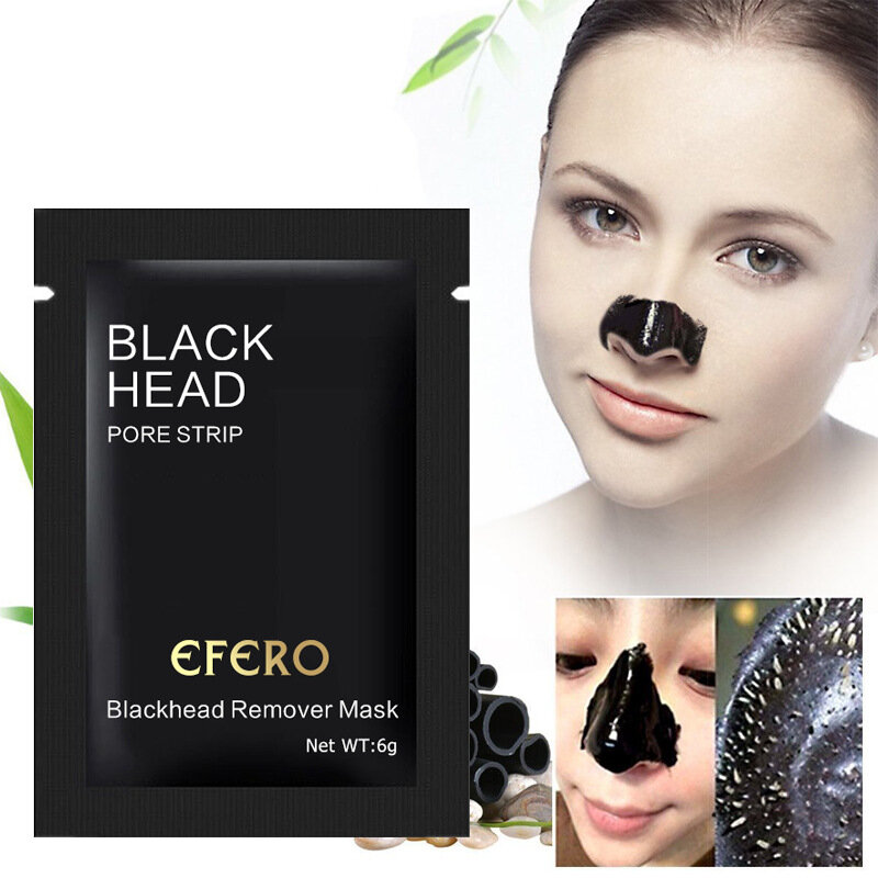 Efero 1/2/5 stücke Nase Gesicht Maske Mitesser Entferner Gesicht Pack Peel Off Black Head Akne Behandlungen Charcoal Tiefe Sauber Maske TSLM2