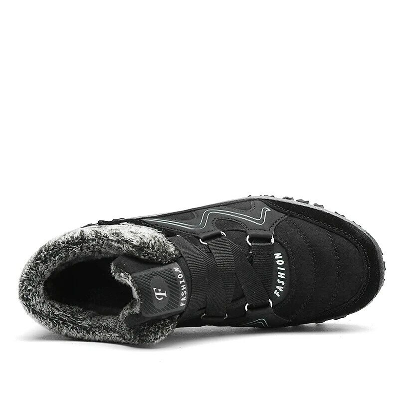 2020 nova moda botas de inverno botas de neve quente das pessoas de alta qualidade à prova d' água confortável almofada de borracha de segurança do trabalho sapatos