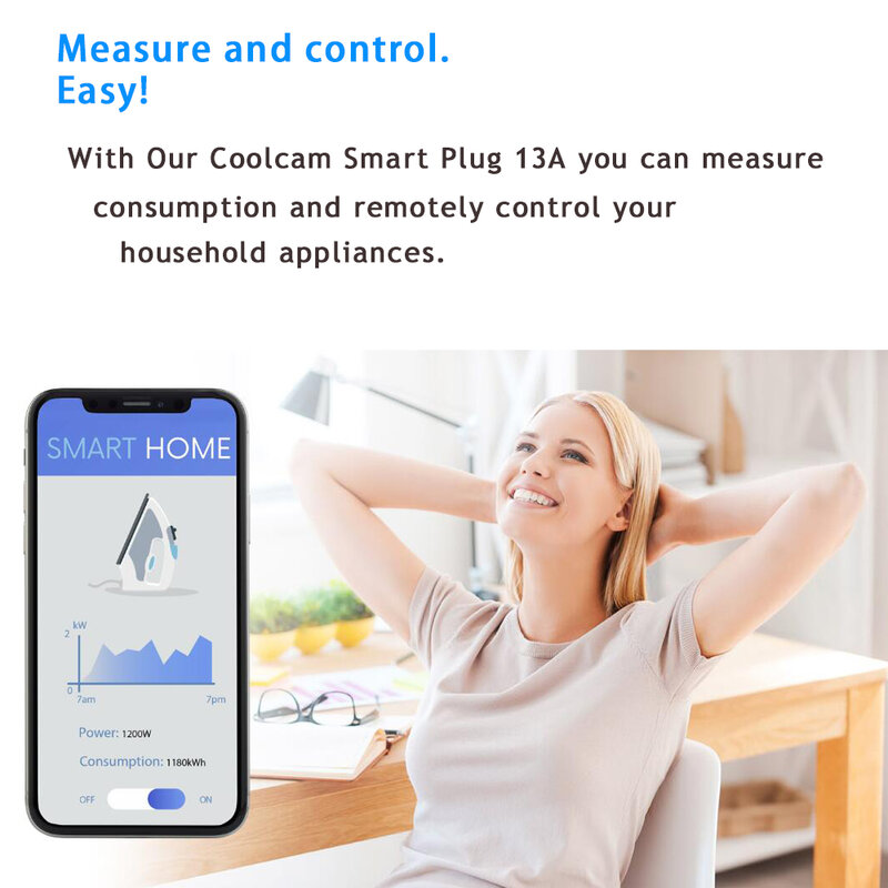 NEO Coolcam ZWAVE PLUS EU Smart Power Plug Socket Home Automation Alarm System Z Wave 868.4MHz Video Frequency