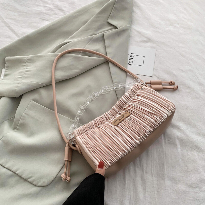 2020 new mini handbags women fashion ins ultra fire fashion shoulder bag solid color simple style Crossbody Bags