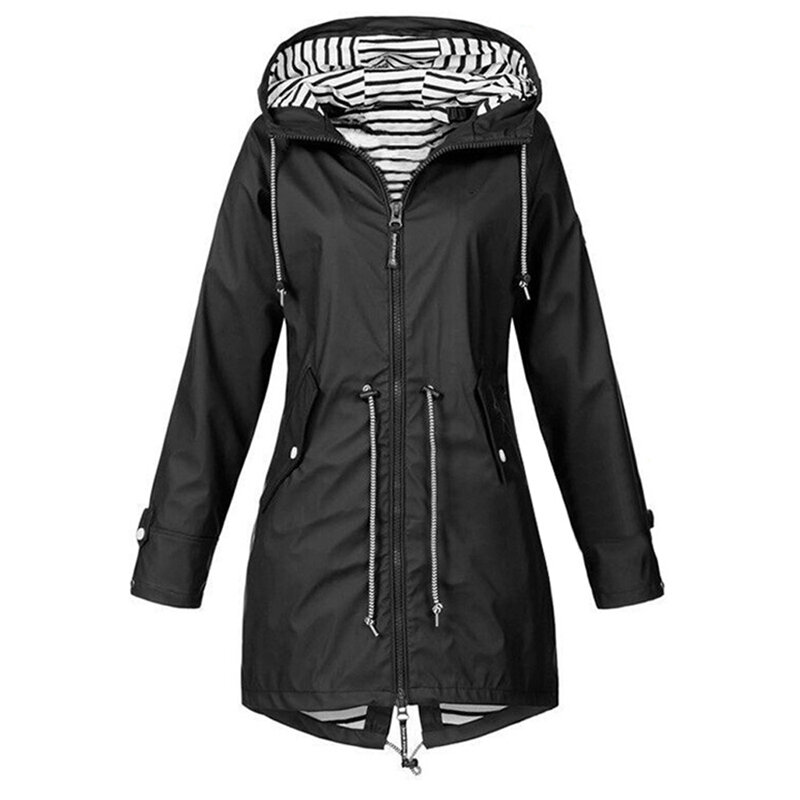 2021 Women Jacket Coat Waterproof Transition Jacket Outdoor Hiking Clothes Lightweight Raincoat Women's Raincoat