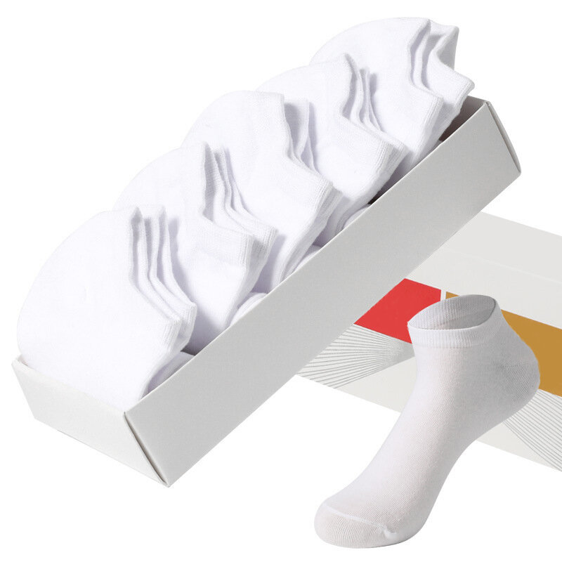 Носки мужские хлопчатобумажные мягкие дышащие, 5 пар/упаковка