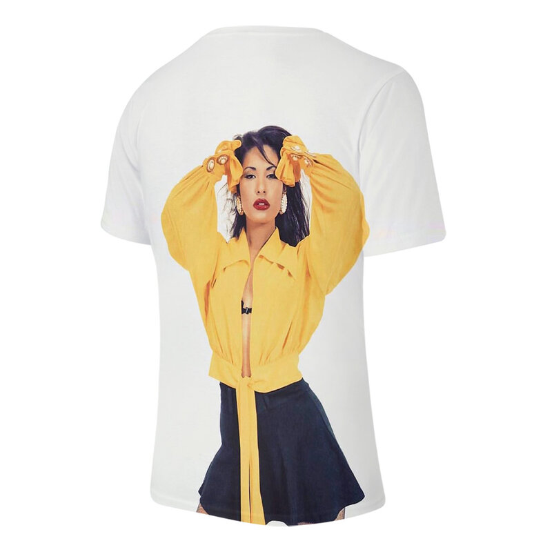 T-shirt manches courtes homme/femme, décontracté et à la mode, artiste latine des années 90, Selena Quintanilla, imprimé en 3D