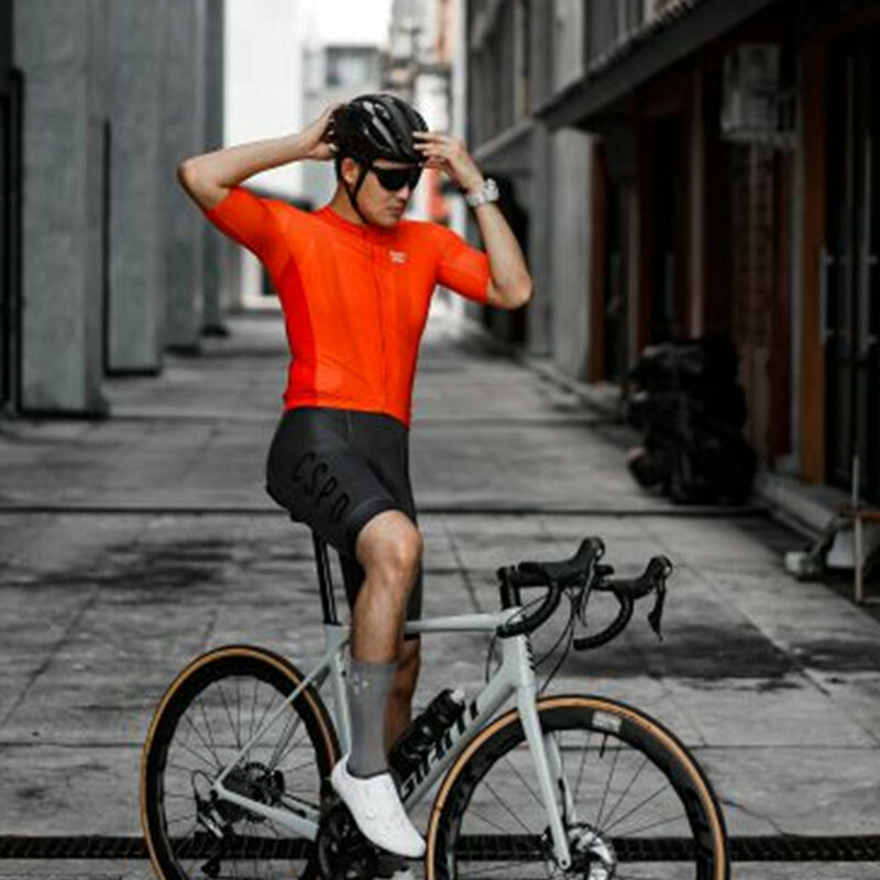 Concept-Conjunto de ropa de Ciclismo para Hombre, Maillot de manga corta y pantalones cortos con pechera, equipo de Ciclismo de montaña, 2021