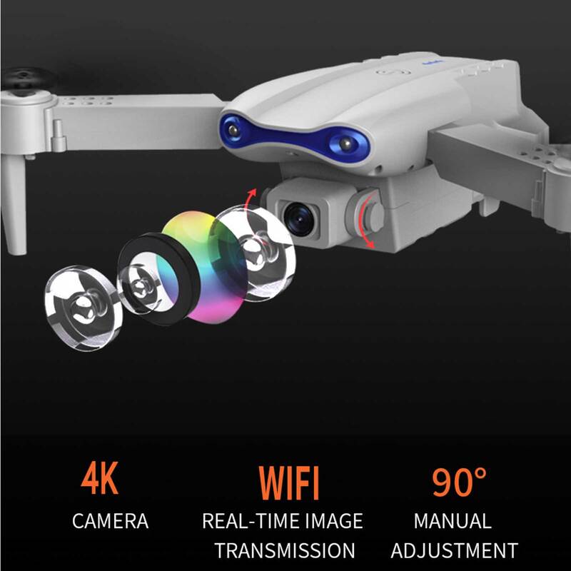 K3 Vouwen Uav Hd 4K Dual Camera Vier As Vliegtuigen Lange Uithoudingsvermogen Pro Afstandsbediening Vliegtuigen Grote Capaciteit Batterij