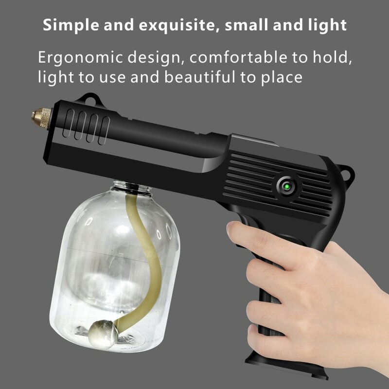 Elektryczny pistolet natryskowy butelka opryskiwacz ogrodowy maszyna elektryczna woda mała konewka akumulator Fogger dla zwierząt