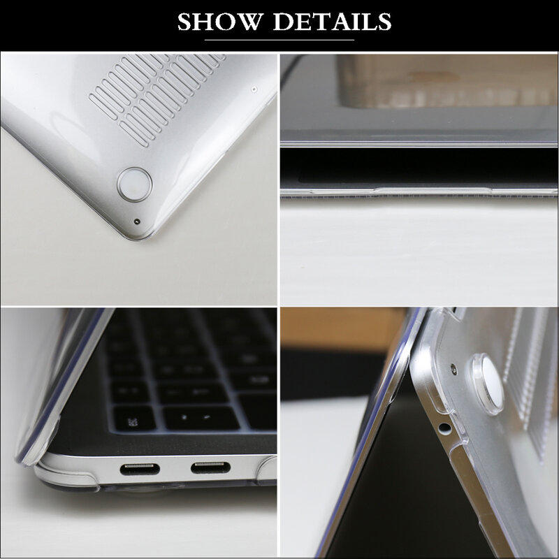 2020 funda protectora para Laptop para Macbook air 13 caso para M1 Chip Pro 13 A2338 para aire 13 A2179 Shell para macbook Pro Retina 13