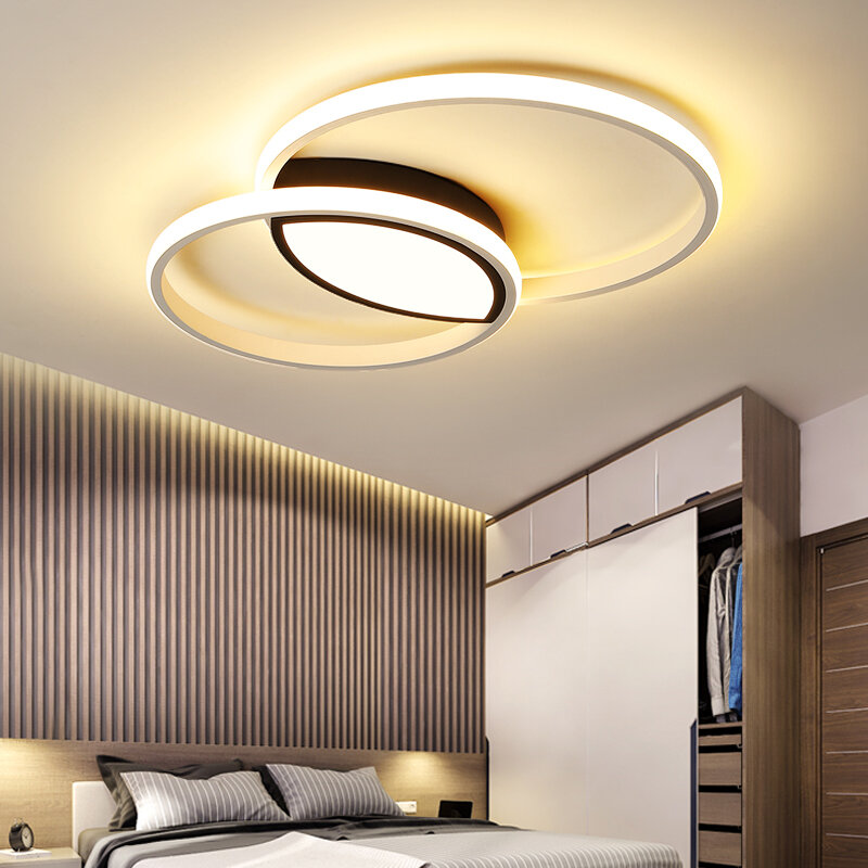 거실 램프 전체 룸 램프 세트 식사 새로운 간단한 현대 지능형 북유럽 led 천장 침실 램프