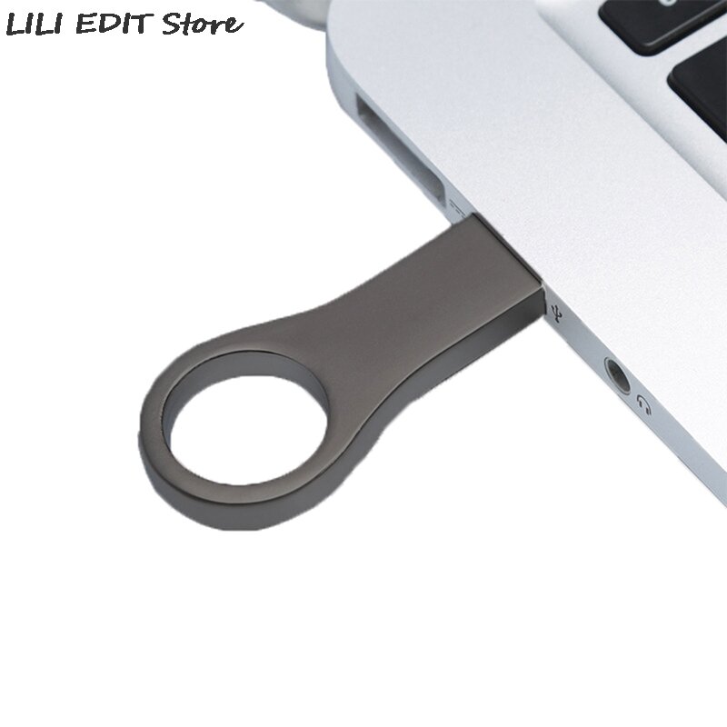 Unidad Flash USB 3,0 de Metal de 2TB, lápiz de memoria, disco U, llave de pulgar, PC, portátil
