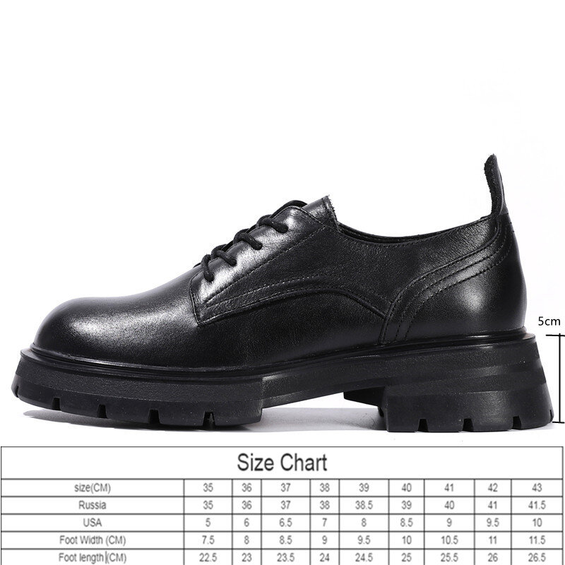 AIYUQI-zapatos Oxford de piel auténtica para mujer, calzado de estilo británico con cordones y suela gruesa, para estudiantes, otoño, 2021