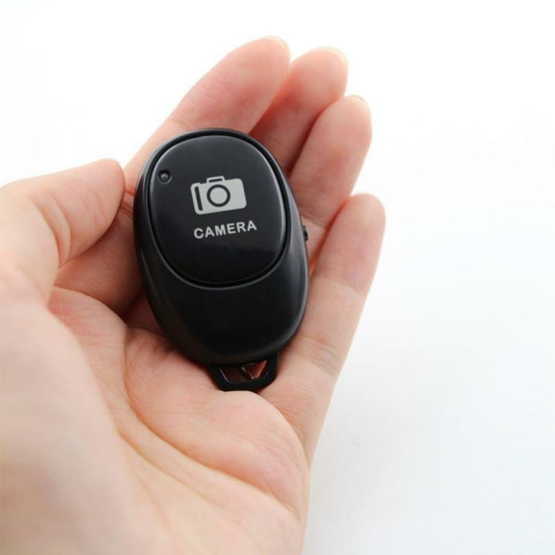 Bluetooth-botão de controle remoto compatível sem fio controlador auto-temporizador câmera vara obturador telefone selfie para ios/android