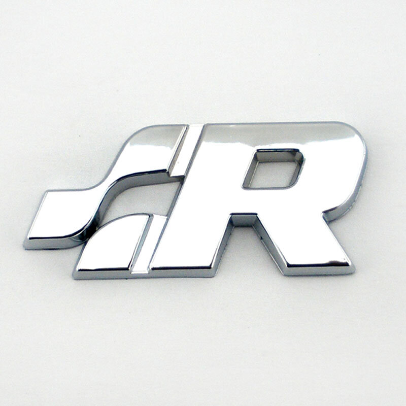 Plastic Chrome R32 R35 R36 Logo Car Rear Boot Tailgate Emblem Car Front Grille Sticker for Volkswagen Teramont Bora Jetta Passat