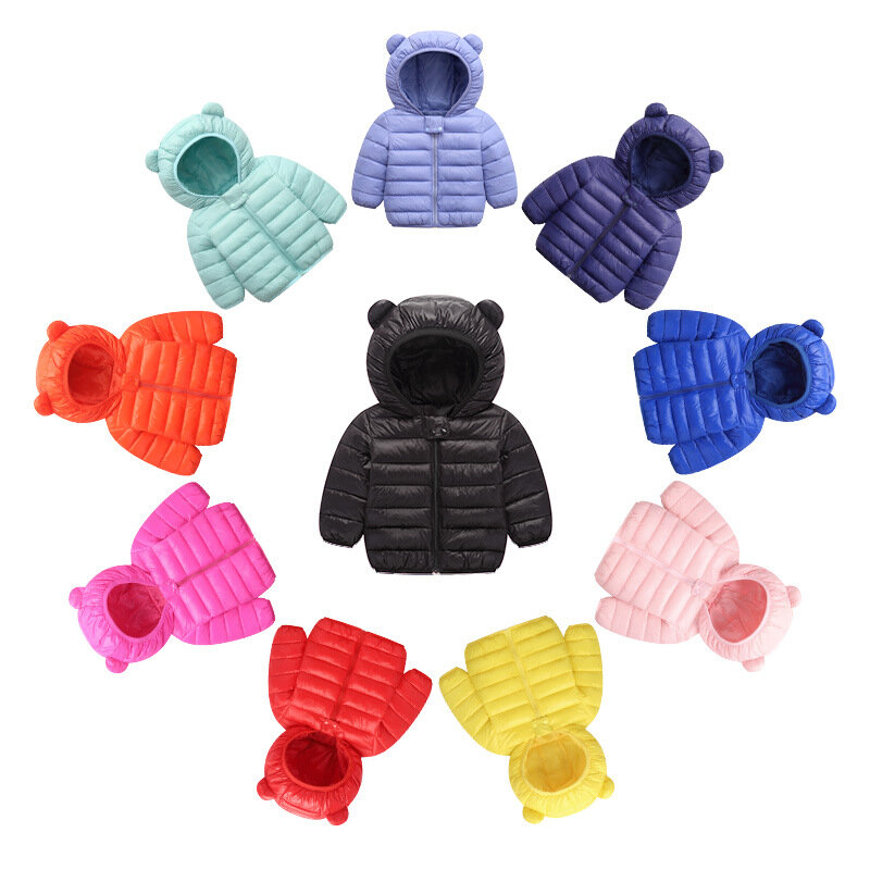 Autumn Winter Warm Jackets for Girls Coats for Boys Jackets Baby Girls Jackets Kids Hooded Outerwear Coat Children Clothes 2019