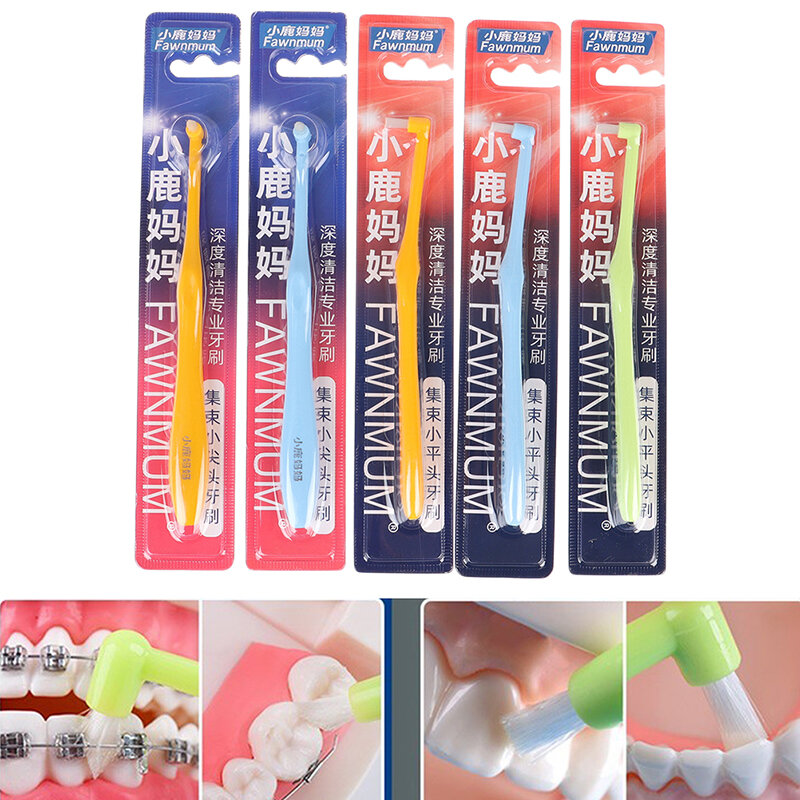 1 pz pulizia spazzola interdentale setole morbide apparecchi ortodontici spazzolino da denti cura del filo interdentale cura orale strumento per la pulizia dei denti