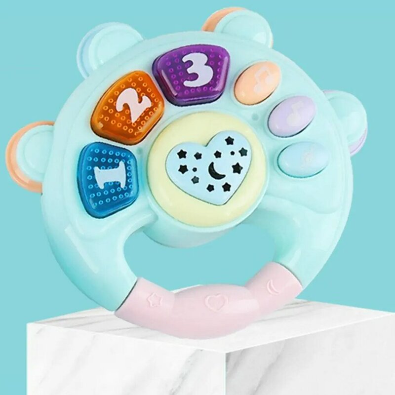 Sonagli per bambini giocattoli campane a mano per neonati giocattoli per bambini 0-12 mesi neonato cognizione grafica digitale giocattoli educativi precoci per i più piccoli